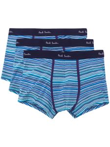 Paul Smith lot de trois paires de boxers - Bleu