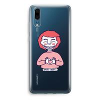 Hartje: Huawei P20 Transparant Hoesje