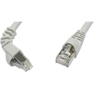 Telegärtner L00003A0119 RJ45 Netwerkkabel, patchkabel CAT 6A S/FTP 5.00 m Grijs Vlambestendig, Snagless 1 stuk(s)