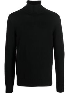 Emporio Armani pull en maille à col roulé - Noir