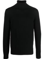 Emporio Armani pull en maille à col roulé - Noir