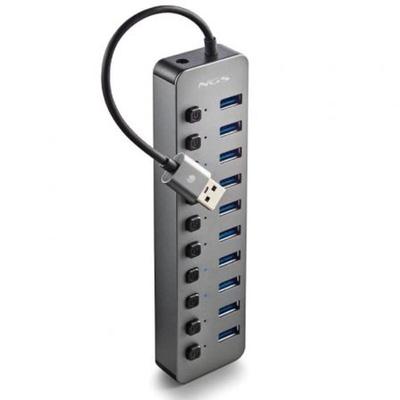 USB-HUB NGS IHUB10 Grijs