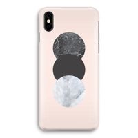 Marmeren cirkels: iPhone Xs Volledig Geprint Hoesje