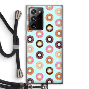 Donuts: Samsung Galaxy Note 20 Ultra / Note 20 Ultra 5G Transparant Hoesje met koord