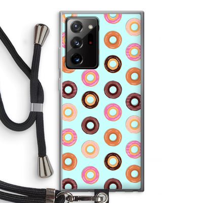 Donuts: Samsung Galaxy Note 20 Ultra / Note 20 Ultra 5G Transparant Hoesje met koord