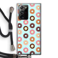 Donuts: Samsung Galaxy Note 20 Ultra / Note 20 Ultra 5G Transparant Hoesje met koord