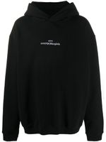 Maison Margiela sweat à capuche à logo - Noir