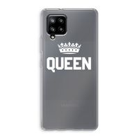 Queen zwart: Samsung Galaxy A42 5G Transparant Hoesje Queen zwart: Samsung Galaxy A42 5G Transparant Hoesje