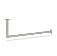 Garderobestang greige hoek Ø32 mm - per meter