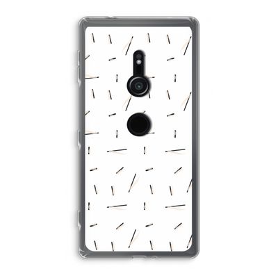 Hipster stripes: Sony Xperia XZ2 Transparant Hoesje