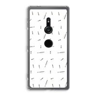 Hipster stripes: Sony Xperia XZ2 Transparant Hoesje
