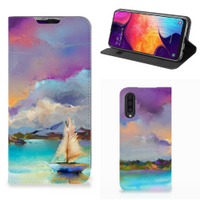 Bookcase Samsung Galaxy A50 Boat - thumbnail