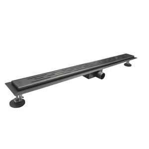 Douchegoot BWS Colorato Compleet 100cm Geborsteld Gunmetal