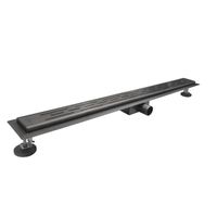 Douchegoot BWS Colorato Compleet 100cm Geborsteld Gunmetal