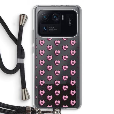GIRL POWER: Xiaomi Mi 11 Ultra Transparant Hoesje met koord