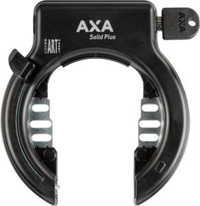 Ringslot AXA Solid Plus met spatbordbevestiging ART** zwart