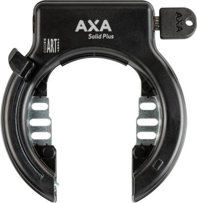 Ringslot AXA Solid Plus met spatbordbevestiging ART** zwart