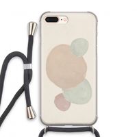 Geo #9: iPhone 8 Plus Transparant Hoesje met koord