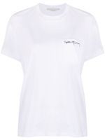 Stella McCartney t-shirt en coton à logo imprimé - Blanc