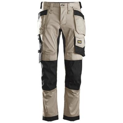 Snickers Workwear 6241 Stretch Werkbroek met holsterzakken khaki/zwart - maat 48