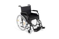Stalen rolstoel RF-1 Cruiser Zwart 48cm