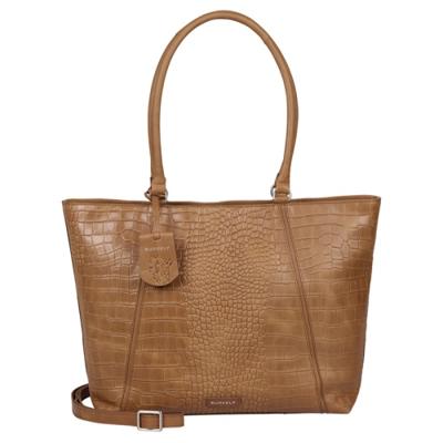 Burkely Cool Colbie Wide Tote 15.6 Inch-Cognac