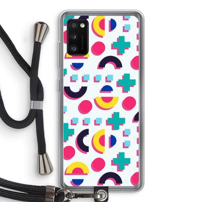 8-bit N°2: Samsung Galaxy A41 Transparant Hoesje met koord