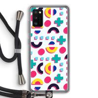 8-bit N°2: Samsung Galaxy A41 Transparant Hoesje met koord