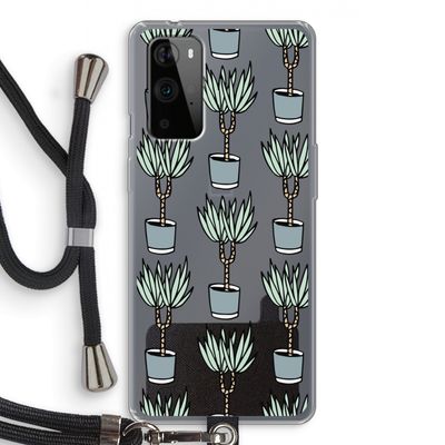 Boompje: OnePlus 9 Pro Transparant Hoesje met koord