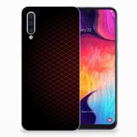 Samsung Galaxy A50 | TPU bumper | Geruit Rood