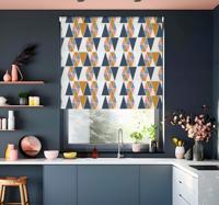 Driehoekig patroon raambekleding Scandinavisch