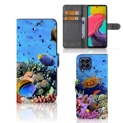 Samsung Galaxy M53 | Telefoonhoesje | Met pasjeshouder | Vissen