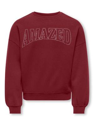 Kids ONLY winter sweater meisjes - paars - KogKiki - oversize fit