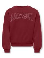 Kids ONLY winter sweater meisjes - paars - KogKiki - oversize fit