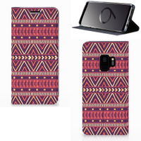 Samsung Galaxy S9 Hoesje met Magneet Aztec Paars