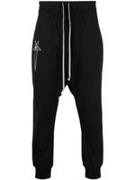 Rick Owens X Champion logo-embroidered organic cotton track pants - Noir - thumbnail