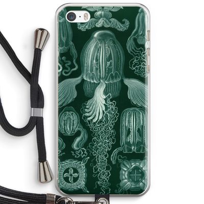 Haeckel Cubomedusae: iPhone 5 / 5S / SE Transparant Hoesje met koord