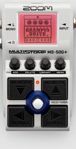 Zoom MS-50G+ MultiStomp digitaal multi-effectpedaal voor gitaar