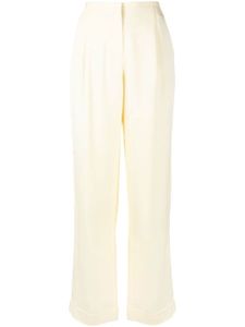 Christopher Esber pantalon droit à taille mi-haute - Jaune