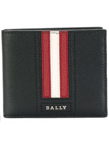 Bally portefeuille à logo et détail rayé - Noir