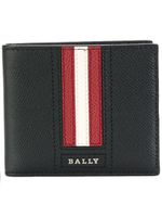 Bally portefeuille à logo et détail rayé - Noir - thumbnail