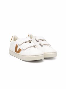 VEJA Kids baskets à logo V - Blanc