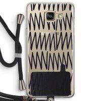 Marrakech Zigzag: Samsung Galaxy A5 (2016) Transparant Hoesje met koord