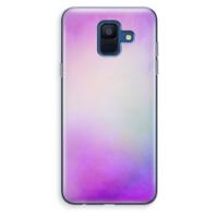 Clouds pastel: Samsung Galaxy A6 (2018) Transparant Hoesje - thumbnail