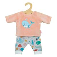 Heless Poppenjurk Pyjama Roze Walvis, 35-45 cm