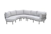 Garden impressions Matera lounge diningset taupe met sand