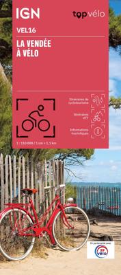 Fietskaart 16 Velo Vendée à vélo | IGN - Institut Géographique National