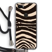 Arizona Zebra: Pixel 3a Transparant Hoesje met koord
