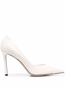 Jimmy Choo escarpins Cass en cuir - Blanc