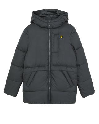 Lyle & Scott winter winterjas jongens - donker navy blauw - puffer, gewatteerd